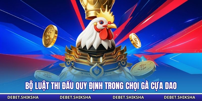 Bộ luật thi đấu quy định trong chọi gà cựa dao